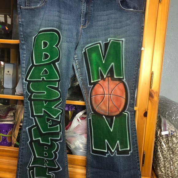 American Rag Jeans Graffiti Basketball Mom 24 R Plus Women’s - Picture 4 of 9